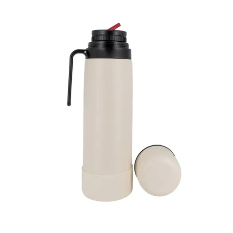 TERMO MEDIA MANIJA 1 LITRO BLANCO